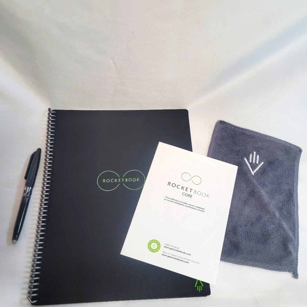 Rocketbook Core Smart Spiral Reuseable Notebook